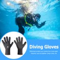 thumbnail image 3 of Guantes de buceo de 3mm manoplas de neopreno para natación antideslizantes Ehuebsd mantienen el calor guantes de invierno para esnórquel surf esquí deportes acuáticos, 3 of 9