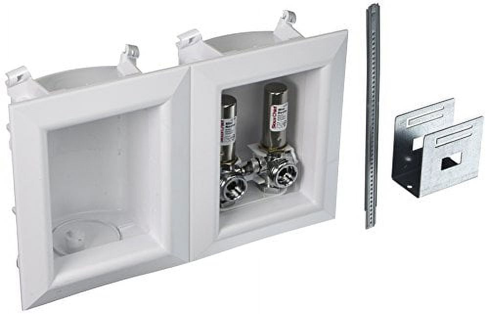 Washing Machine Outlet Ox Box With Water Hammer Arresters 1/2 In. Female Pex