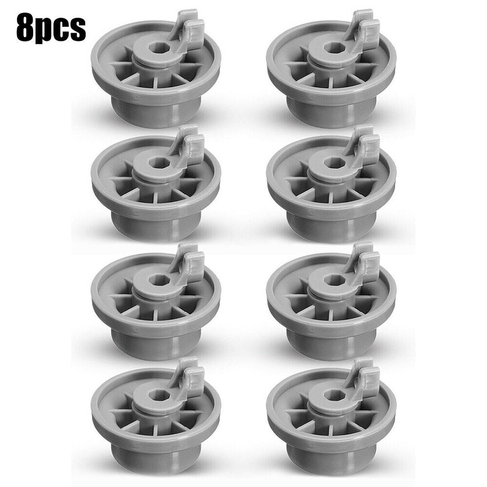 8x/Set For Bosch Dishwasher Lower Rack Basket WheelsRollers,Replace
