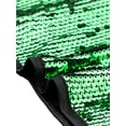 thumbnail image 5 of DARING DIVA Women's Metallic Sequin Scoop Neck Cropped Tank Top L Green, 5 of 6