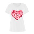thumbnail image 4 of Valentine's Day Shirts for Women Casual Girl Friend Gift T Shirt Cute Love Heart Graphic Tees Short Sleeve Round Neck Tshirt Top, 4 of 4