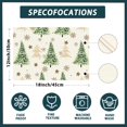 thumbnail image 5 of Christmas Trees Little Stars Snowflakes Winter Xmas Cloth Placemats Set of 4 Table Mats Table Decorations 12x18 Inch, 5 of 6