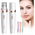 thumbnail image 1 of Smooth Glide Epilator for Women Facial Hair, Portable Hair Rmoval for Female, 2 in 1 Pluxy Epil Pro 3.0 Face Bikini White, 1 of 4