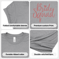 thumbnail image 5 of Bride Squad T-Shirt Bridesmaid Gift Bachelorette Party Wedding Group Tee, 5 of 6