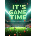thumbnail image 4 of Metallic Game Time Banner, Sports Themed Backdrop Decor for Stadium Events, Sports Parties, Fan Gatherings, Photo Booths, and Sports Viewing Parties, 4 of 7