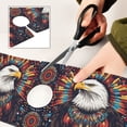 thumbnail image 6 of Yayeee Faucet Mat for Kitchen Sink 30" Diatomite Long Splash Guard Pad, Brown Abstract Eagle, 6 of 7
