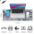 thumbnail image 5 of 31.5x11.8inch Gaming Mouse Mat - Fluid Pattern for Full Desk Coverage and Stylish Look, 5 of 7