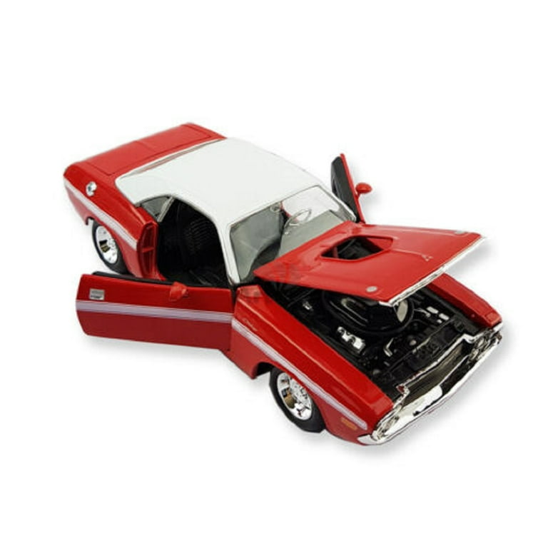 1970 Dodge Challenger R/T 1/24レッド絶版品 1970 Dodge Challenger R/T Coupe Red 1:24 Scale Car | eBay