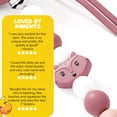 thumbnail image 5 of Muqee Peeko Pacifier Clip and Pacifier 3 Pc set of Silicone Pacifier for Girls in Pink Color, 5 of 6