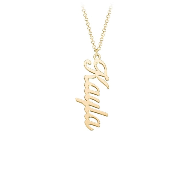 Vertical Name Necklace