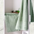 thumbnail image 4 of Jumbo Large Bath Sheets Towels 2 Pack Soft and Absorbent, 100% Cotton Towels (Light Green, Bath Sheet), 4 of 7