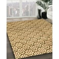 thumbnail image 2 of Ahgly Company Indoor Square Abstract Mustard Yellow Abstract Area Rugs, 8' Square, 2 of 6