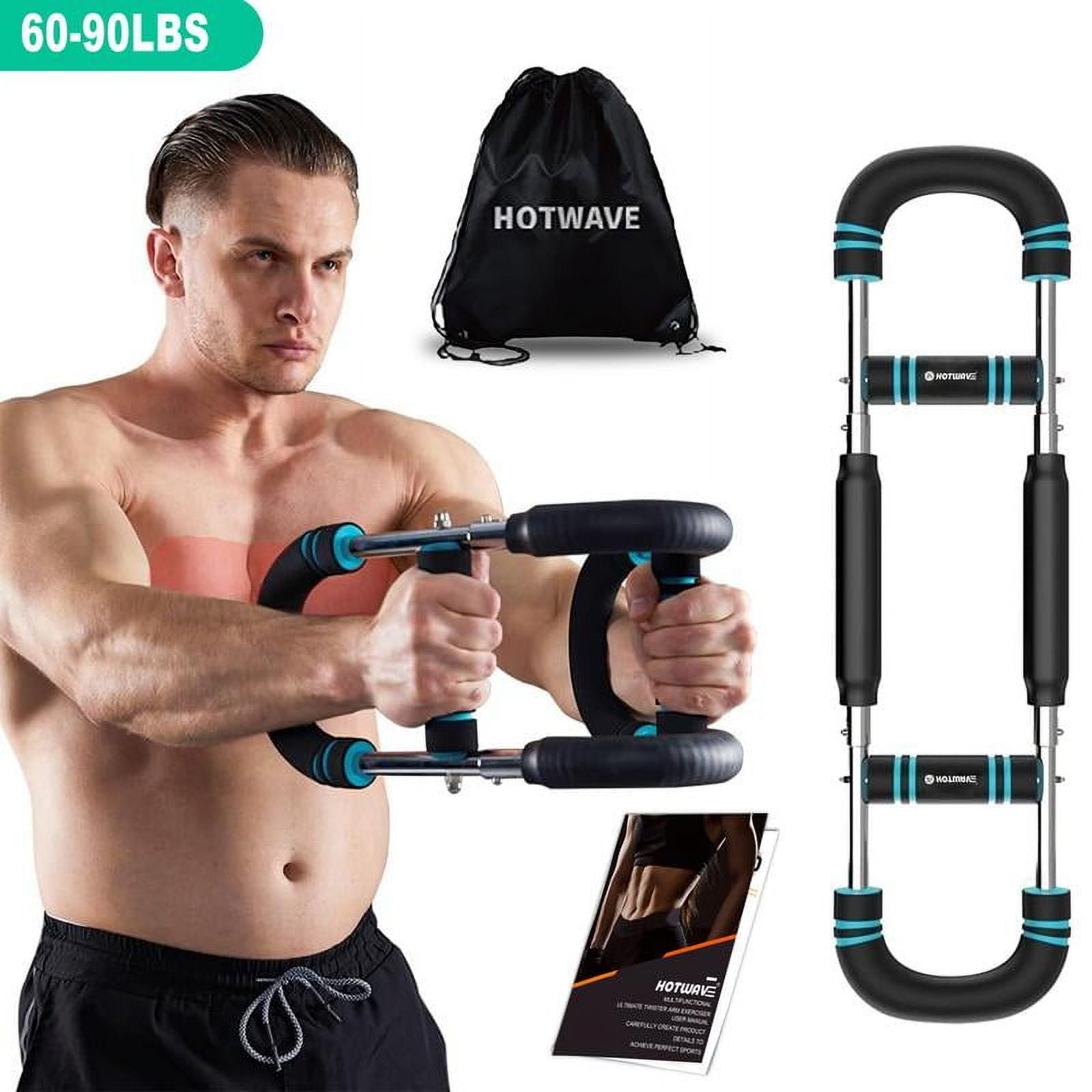 HOTWAVE Arm Trainer、Chest workout Strengthen Chest and Arm Muscles Men's Fitness Trainer Detachable Portable Spring Resistance Home Fitness Equipment