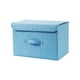thumbnail image 3 of UKAP Contenedores de almacenamiento de tela para el hogar plegables con tapas de manijas Caja plegable Organizador de contenedores de lino, 3 of 4