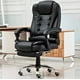 thumbnail image 1 of Silla de oficina ejecutiva con reposapiés basculante y giratorio Asiento de trabajo ergonómico con reposapiés y masaje de espalda Asiento y respaldo acolchados, 1 of 2