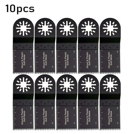 

10pcs Multitool Saw Blade Oscillating Blade Tool For Fein Makita RIDGID Ryobi Milwaukee Multi 50-54HRC Wood Cutting Kit