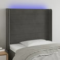 thumbnail image 6 of vidaXL LED Headboard Bed Headboard Home Bedroom Upholstered Headboard Velvet, 6 of 54