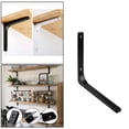 thumbnail image 4 of Soportes de estante de montaje en pared Soporte de pared decorativo de resistencia Soporte de estante de Soporte de de muebles Negro yotijar Soportes de estante de montaje en pared, 4 of 9