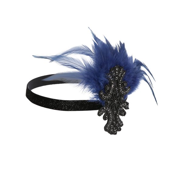 Headbands for Women Vintage Flapper Prom Party Elastic Decorative Headpiece Womens Headbands