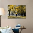 thumbnail image 2 of Bathroom Wall Décor Gray Yellow Wall Art Fall Canvas Prints Art Natural Scenery Wall Picture Forest Painting Tree Artwork for Wall Black and White Wall Décor Bedroom Room Décor-12x16inches, 2 of 6