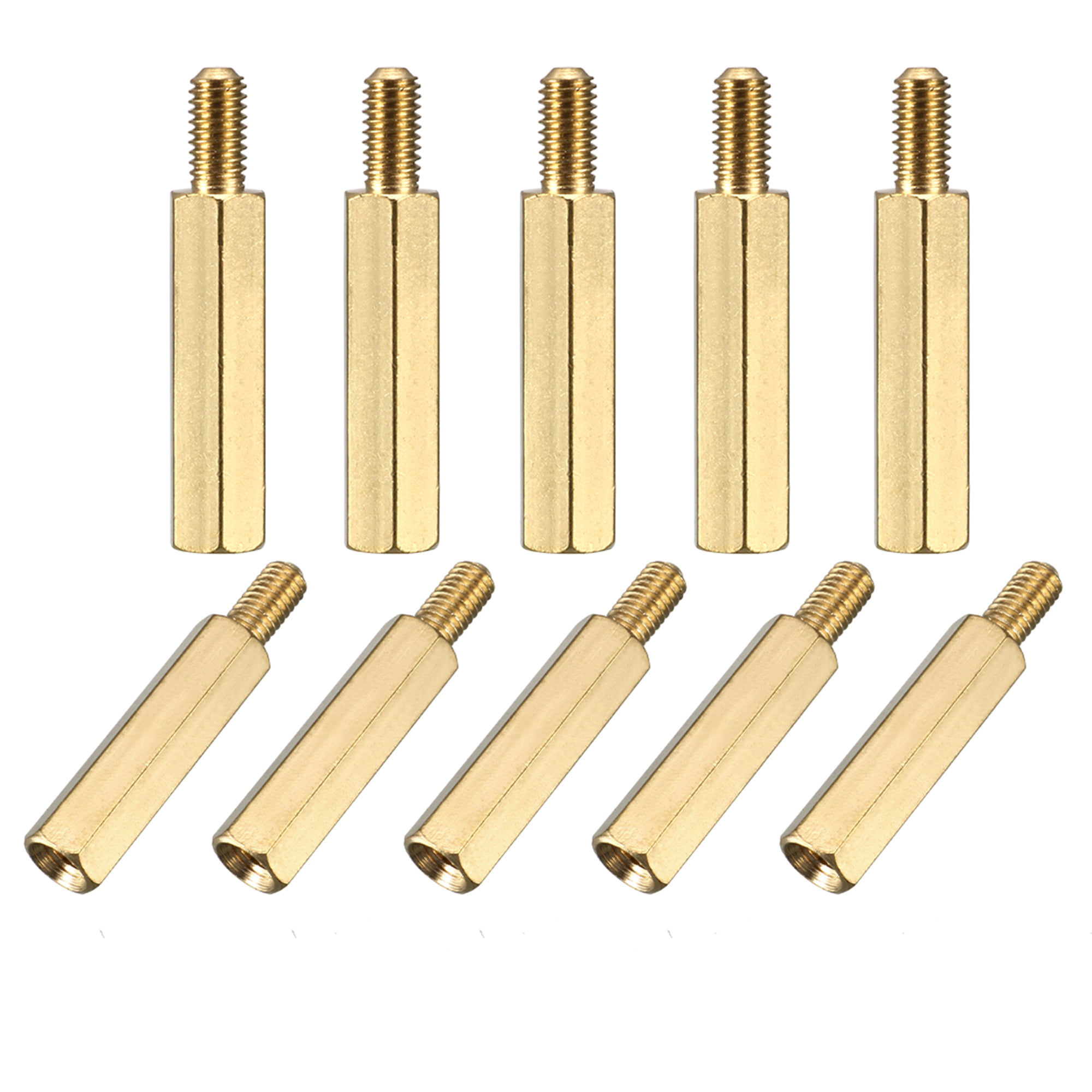 Bush Spacer to your sizes see description Custom Brass Threaded Standoff 