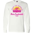 thumbnail image 3 of Inktastic Summer Enjoy the Sunshine Fort Lauderdale Florida in Pink Long Sleeve T-Shirt, 3 of 5