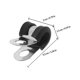 thumbnail image 2 of BRIGHTFUFU 100Ud Clip De Cable Con En R De Inoxidable Perfectos Para Sujetar Mangueras Y Cables, 2 of 8