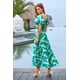 thumbnail image 2 of Vestido PRETTYGARDEN de Primavera, Cuello Cuadrado, Manga Abullonada, Midi, Talla XL, 2 of 5