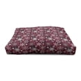 thumbnail image 4 of Snowflake Pet House, Colorful Christmas Pattern with Snowflakes and Ornamental Stars Swirls, Outdoor & Indoor Portable Dog Kennel with Pillow and Cover, 5 Sizes, Multicolor, by Ambesonne, 4 of 5