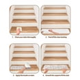 thumbnail image 5 of Spring Floral Stair Treads for Wooden Steps Indoor Runner Rug Carpet, Vintage Botanical Watercolor Elegant 10 Pieces Peel and Stick Staircase Step Treads Covers Washable Throw Door Mats, 30"x8", 5 of 6