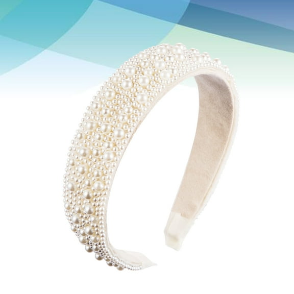 LOLIPPYY Elegant White Hair Hoop Headband 1Pc Fashion Hair Accessory for Women and Girls