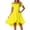/c54Yellow219, variant on WEIGFI Summer Dresses For Women Casual Wedding Guest Elegant Dress Party Evening Gown High Low Hem Flowy Short Sleeve Off The Shoulder Stretchy Slim Fit Solid Color Soft Holiday Sundress,Green,L