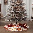 thumbnail image 4 of Sikiie Thanksgiving Turkey Leaves Christmas Tree Skirt, Christmas Tree Decorations, Christmas Decor, Tree Mat Decoration(30-48IN)-48", 4 of 6