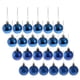 thumbnail image 5 of Paquete de 24 adornos navideños irrompibles para árbol de Navidad Azul, 5 of 8