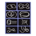 thumbnail image 1 of Metal Puzzles Solving,3D Metal Puzzles Brain Teasers,Metals Brain Teaser Puzzle ,Physics Mechanical Set,Wire Puzzle Mind Challenge Games,Fidget Toys, 1 of 8