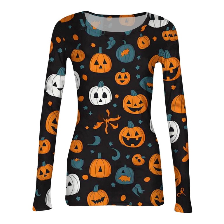 Black Mens Track Athletic Happy Holiday Halloween Brunch Jogger Tops Long Sleeve Blouses For