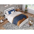thumbnail image 3 of AFI Warren 14" Queen Wood Platform Bed Frame with Headboard and Footboard, White, 3 of 10