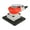 813S, variant on 100 * 110MM Clamp Type Flanging Chassis Pneumatic Air Square Polisher Sandpaper Sandshaker Grinder Polishing Tool ,Easy Operation