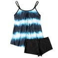 thumbnail image 5 of Tankini Swimsuits for Women 2Pcs Swimsuits High Waist Tankini Shorty Set Swimsuit Plus Size Summer Sexy Beachwear Dark Blue XXXL, 5 of 5