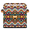 Multicolor 4, variant on CURLYOOT Beach Cube Storage Bin 11 Inch Fabric Storage Cube for Shelves Decorative Seashell Starfish Foldable Basket with Leather Handle for Closet Shelves Organizer
