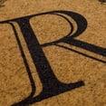 thumbnail image 4 of Mohawk Home Laurel Monogram R Low Pile Printed Faux Coir All Weather Eco Friendly Indoor/Outdoor Doormat, Natural, 2' X 3', 4 of 5