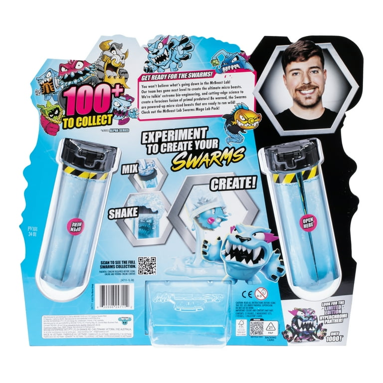 MrBeast Lab Swarms Lab 12 Pack, 1 Inch MrBeast Themed Swarms