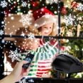 thumbnail image 4 of Snowflake Lights Projector  Christmas Projector Lights Outdoor LED Snowfall Projection Lamp with Remote Control  Rotating Waterproof Snowfall Landscape Decorative Lighting for Holiday  Pa, 4 of 10