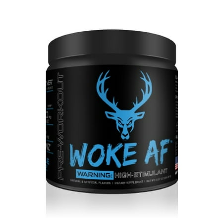 Woke AF - High Stimulant - Blue Raz - 30 Servings - DAS Labs