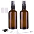 thumbnail image 1 of Botellas de aerosol Hydior Amber Glass de 120 ml para aceites esenciales, paquete de 2, 1 of 7