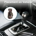 thumbnail image 3 of Unique Bargains Car SUV Truck Gear Shift Knob Cover Automotive Manual Stick Shifting Handle Protector Camouflage Style Yellow,Deep Brown 1 Pc 6.5"x4.13" Polyester, 3 of 7