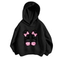 thumbnail image 4 of Kids Print Personality Hoodie Pullover Sweatshirt No Pocket Long Sleeve Crewneck Casual Sporty Tops, 4 of 4