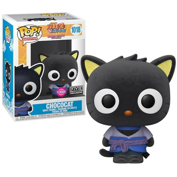 Funko Pop Naruto Shippuden Hello Kitty Chococat 1018 Flocked FYE Funko -