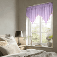 thumbnail image 4 of Dezytech Sheer Beaded Valance Curtain for Bedroom, 51" x 24" Rod Pocket Short Curtain Panel - Country Scalloped Window Treatment for Farmhouse, Kitchen, Bathroom, Cafe, 4 of 6