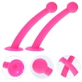 thumbnail image 2 of 1 par de ventosas de silicona para casco, antenas y tentáculos, accesorios para casco de motocicleta (par de tentáculos rosados), 2 of 7